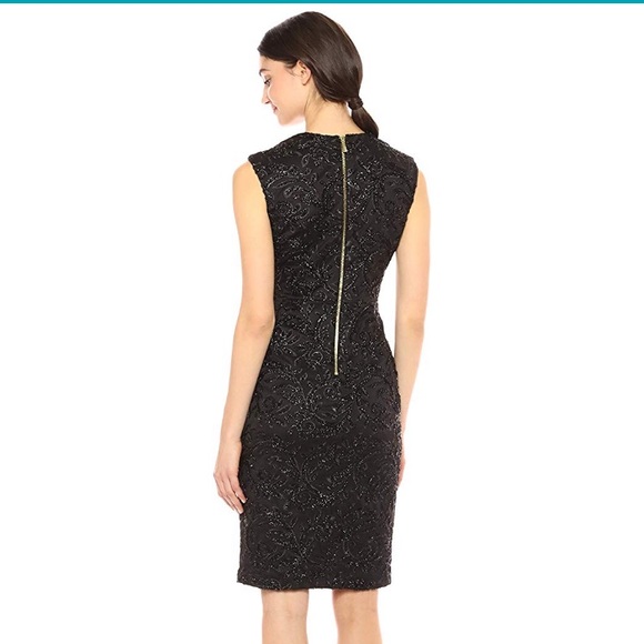 Final price 🔥🔥CK Embroidered V Neck Sheath Dress - Picture 2 of 4